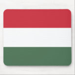 Ungarische Flagge Mousepad<br><div class="desc">Patriotische Flagge Ungarns.</div>