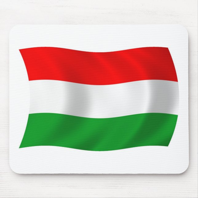 Ungarische Flagge Mousepad (Vorne)