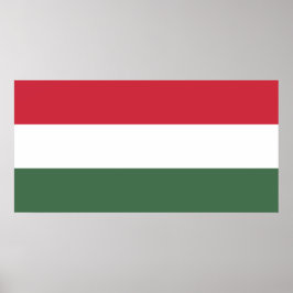 Ungarische Flagge Poster