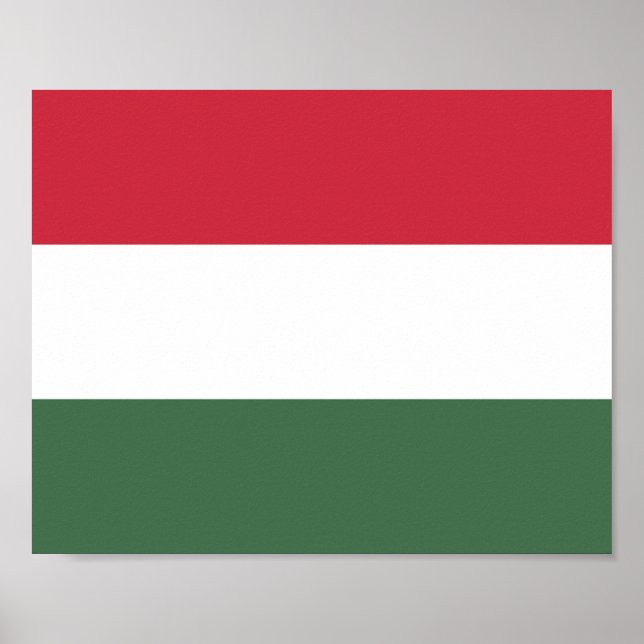 Ungarische Flagge Poster (Vorne)