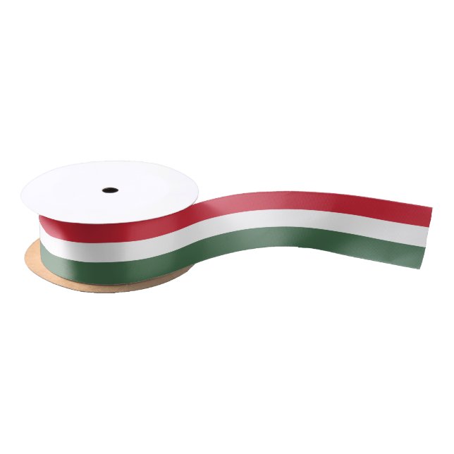 Ungarische Flagge Satinband (Spule)