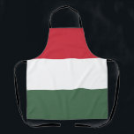 Ungarische Flagge Schürze<br><div class="desc">Patriotische Flagge Ungarns.</div>