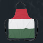 Ungarische Flagge Schürze<br><div class="desc">Patriotische Flagge Ungarns.</div>