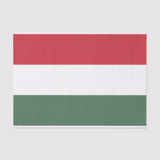 Ungarische Flagge Seidenpapier (Vorderseite)
