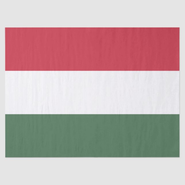 Ungarische Flagge Seidenpapier (Vorderseite)
