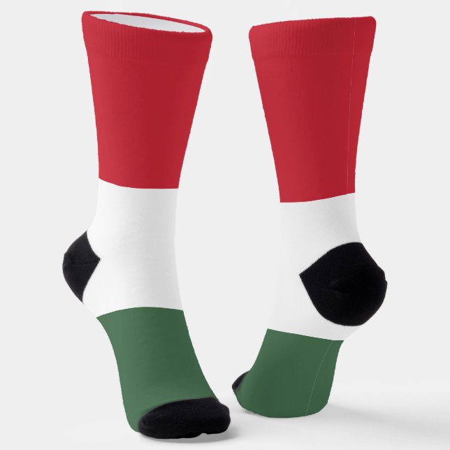 Ungarische Flagge Socken (Gewinkelt)