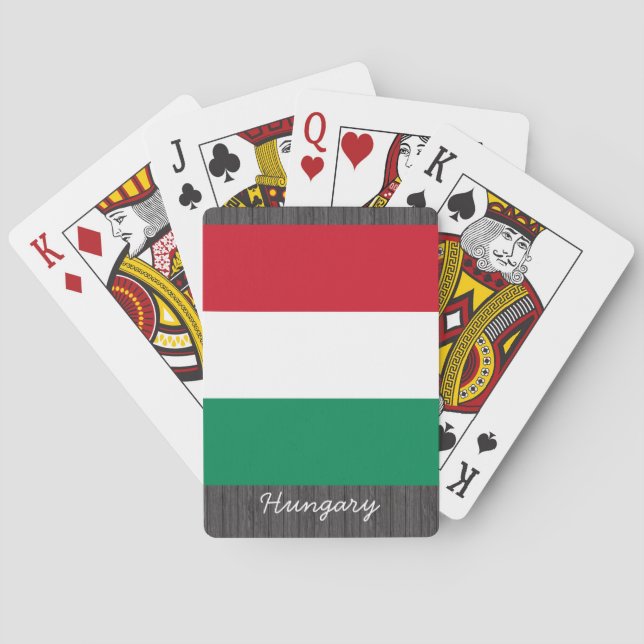 Ungarische Flagge Spielkarten (Rückseite)