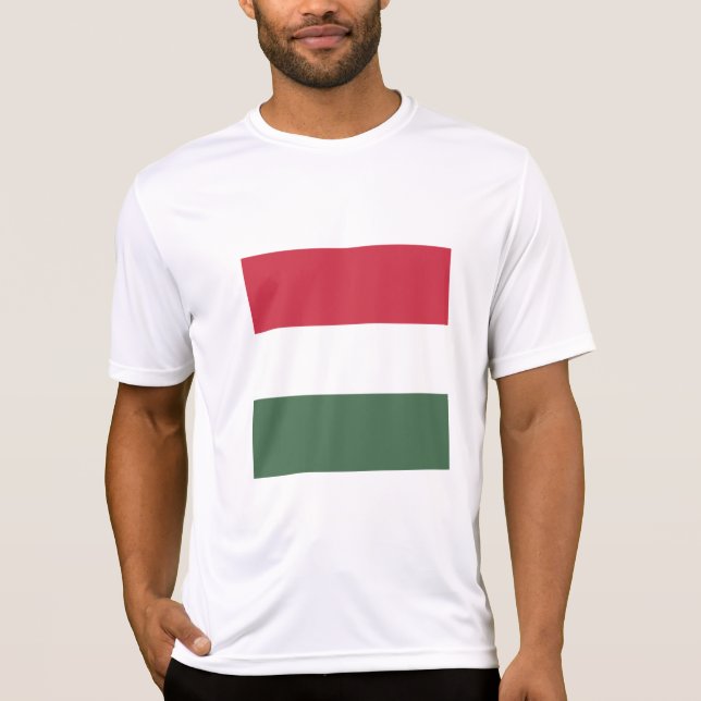 Ungarische Flagge T-Shirt (Vorderseite)