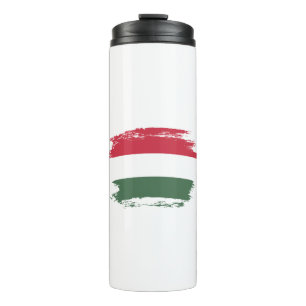 Ungarische Flagge Thermosbecher