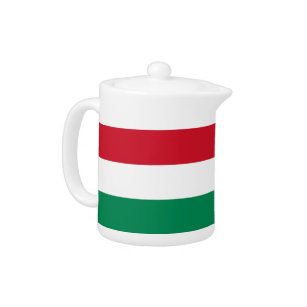 Ungarische Flaggen-Teekanne
