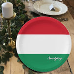 Ungarische Flaggen-Teller, Party, Sport, Ungarn Pappteller<br><div class="desc">Papier Teller: Ungarische Flagge & Ungarn Party - Liebe mein Land,  Väter Tag,  Urlaub,  Patrioten / Sportfans</div>