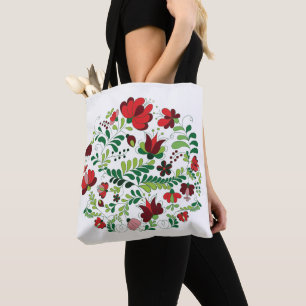 Ungarische Matyo-Blumenkunst Tasche