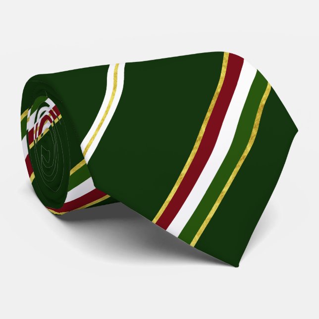 Ungarische Streifenflagge Krawatte (Gerollt)