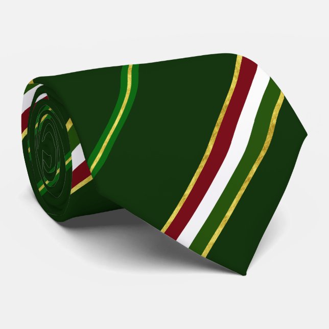 Ungarische Streifenflagge Krawatte (Gerollt)