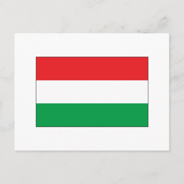 Ungarische T - Shirt und Geschenke für Flaggen Postkarte (Vorderseite)