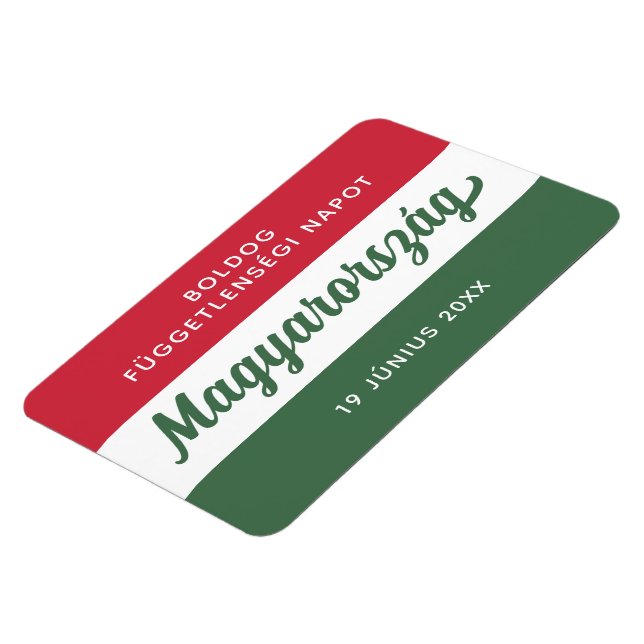 Ungarische Unabhängigkeitstagsflagge Magnet (Linke Seite)