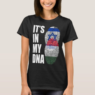 Ungarische und israelische DNA-Flagge-Erbe-Mischun T-Shirt