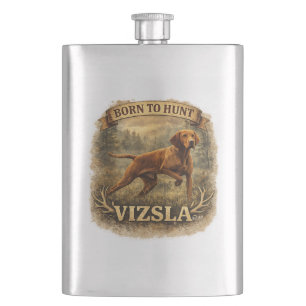 Ungarische Vizsla-Kunst Flachmann