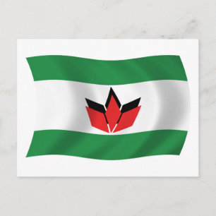 Ungarische Volksflagge Postkarte