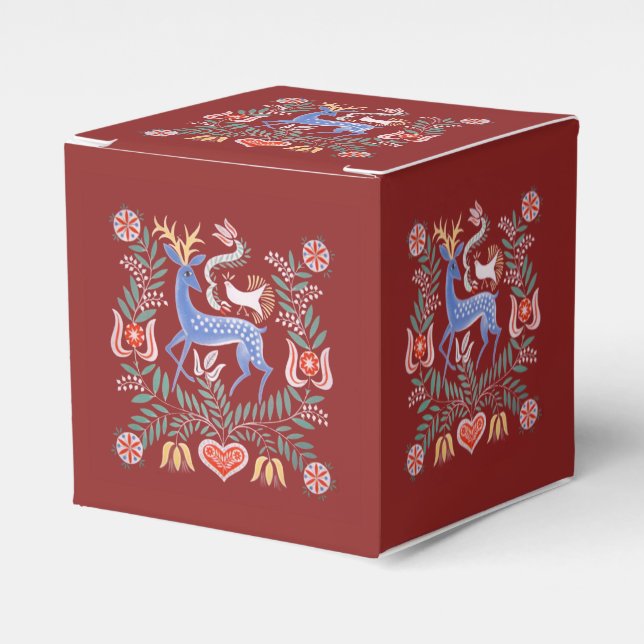 Ungarische Volkskunst Geschenkschachtel (Vorderseite)