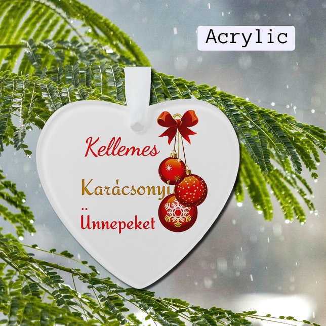 Ungarische Weihnachtsgrüße Ornament (Von Creator hochgeladen)