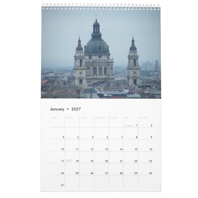 Ungarischer Kirchen Kalender 2013 (Jan 2027)