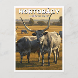 Ungarischer Nationalpark Hortobagy Postkarte