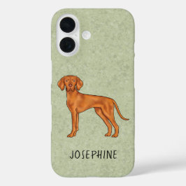 Ungarischer Niedlicher Pointer Hund mit dem Namen iPhone 16 Hülle