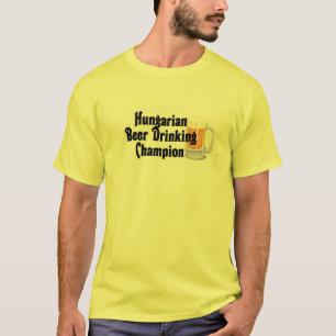 Ungarisches Bier-trinkender Meister T-Shirt