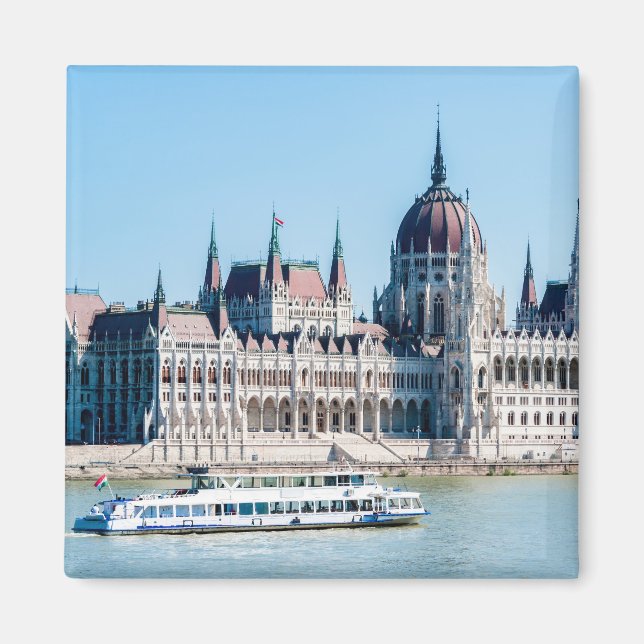 Ungarisches Gebäude des Parlaments in Budapest Magnet (Vorne)