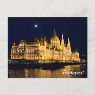 Ungarisches Gebäude des Parlaments in Budapest Postkarte