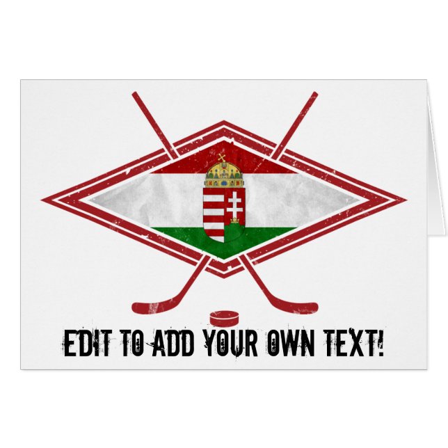 Ungarisches Magyar-Hockey-Logo (Vorderseite (Horizontal))