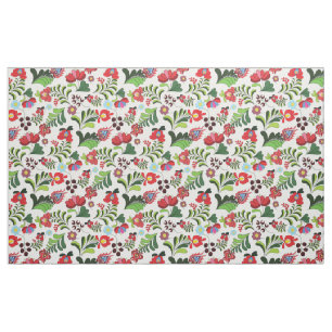 Ungarisches Matyo-Blumenmuster Stoff