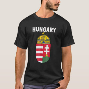 Ungarisches Nationalemblem-Muster ungarische Wurze T-Shirt