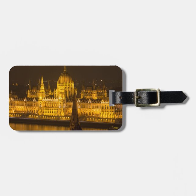 Ungarisches Parlament Gepäckanhänger (Vorderseite horizontal)