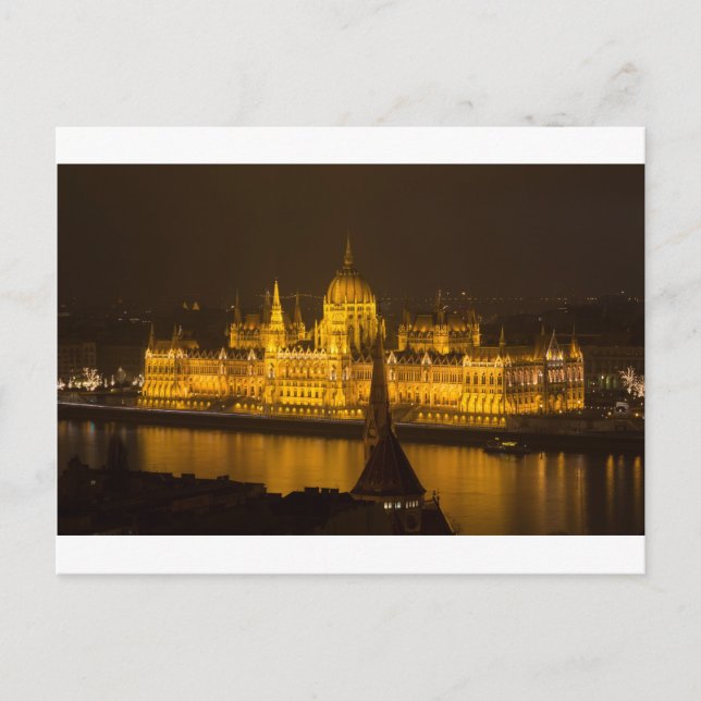 Ungarisches Parlament Postkarte (Vorderseite)