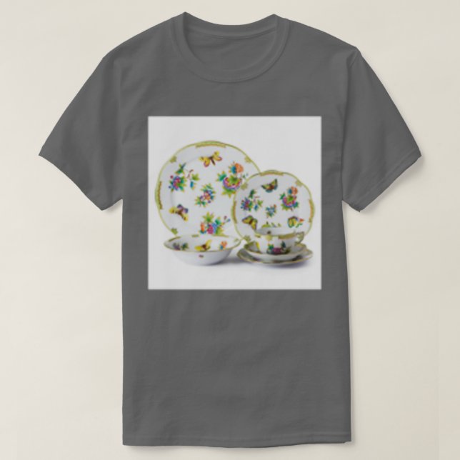 Ungarisches traditionelles Herendi-Keramik 1 T-Shirt (Design vorne)