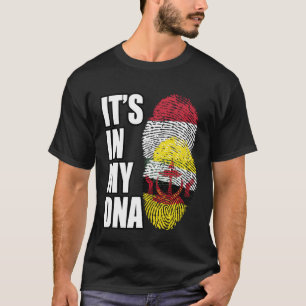 Ungarisches und Bruneisches DNA-Flag T-Shirt