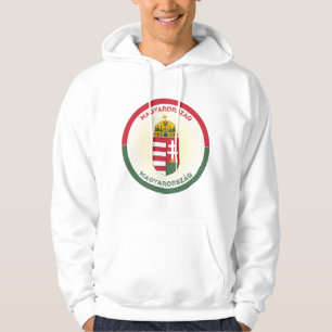 Ungarisches Wappen Kreisform Hoodie