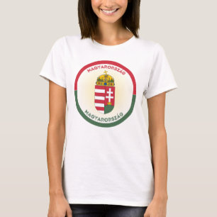 Ungarisches Wappen Kreisform T-Shirt