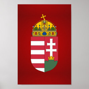 Ungarisches Wappen Poster