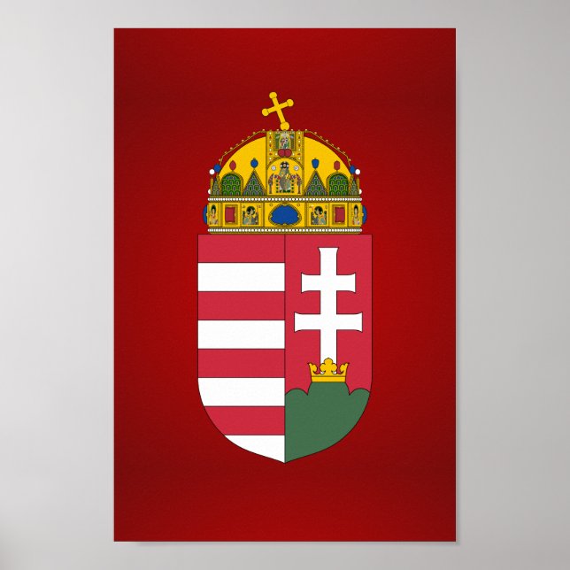 Ungarisches Wappen Poster (Vorne)