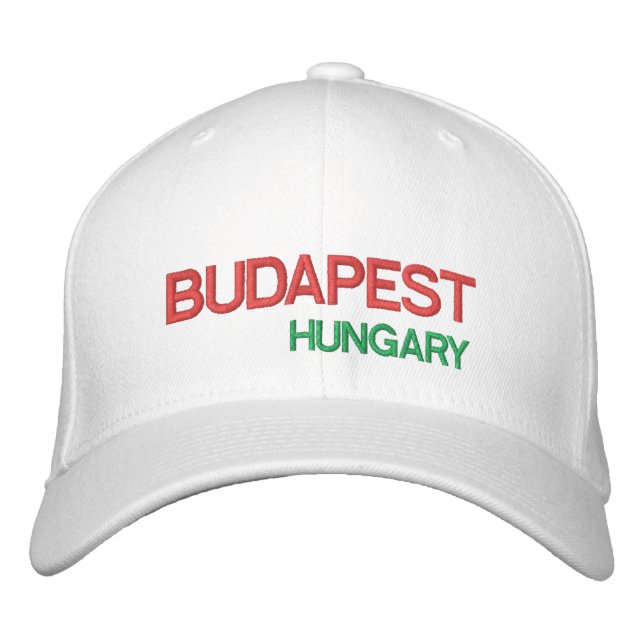 Ungarn Budapest Custom Cap Budapest Sapka Bestickte Kappe (Vorderseite)