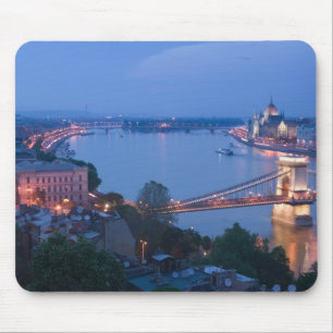 UNGARN, Budapest: Szechenyi (Ketten) Brücke, 2 Mousepad