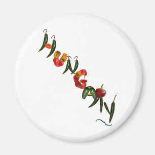 Ungarn-Chili-Paprikaschoten Magnet