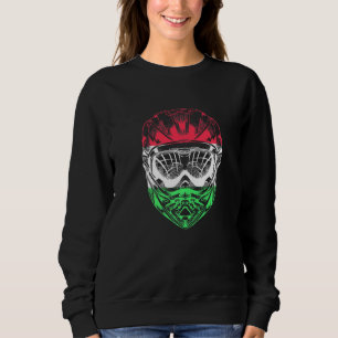 Ungarn Flag Mountainbike Motorrad-Helm Sweatshirt