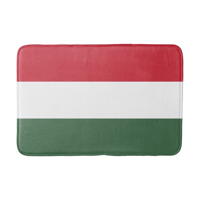 Ungarn-Flagge Badematte (Vorderseite)