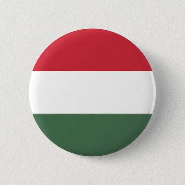 Ungarn-Flagge Button (Vorderseite)