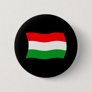 Ungarn-Flagge-Button Button