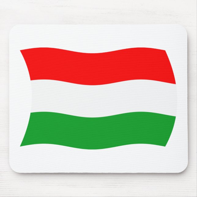 Ungarn Flagge Mauspad (Vorne)